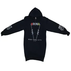 هودی زنانه مدل انگشتی رنگ مشکی