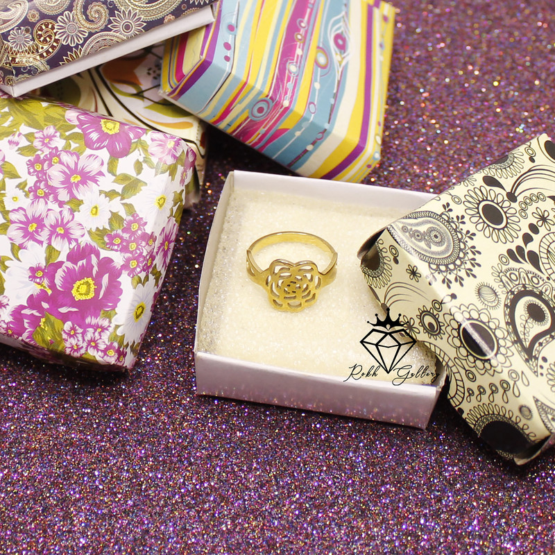 انگشتر زنانه طرح گل کد RKH_1152