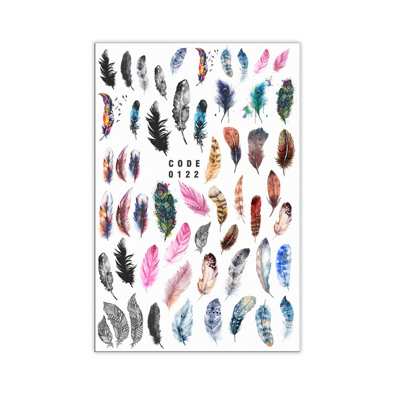 برچسب لنز ناخن مدل پر کد 122