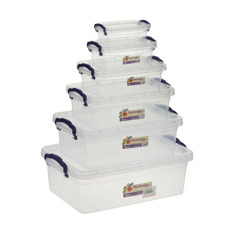 ظرف نگهدارنده رزگلد کد 4550 مجموعه 6 عددی