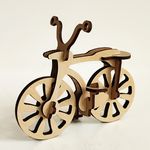 ساختنی مدل پازل سه بعدی دوچرخه چوبی