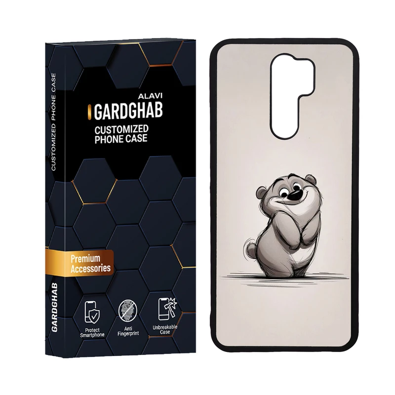 کاور گارد قاب علوی مدل دورژله ای کارتنی و انیمه مناسب برای گوشی موبایل شیائومی Redmi 9 / Redmi 9 Prime