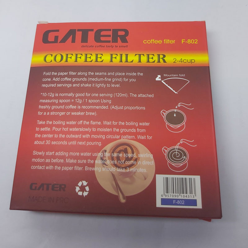 فیلتر قهوه گتر مدل F-802 بسته 40 عددی