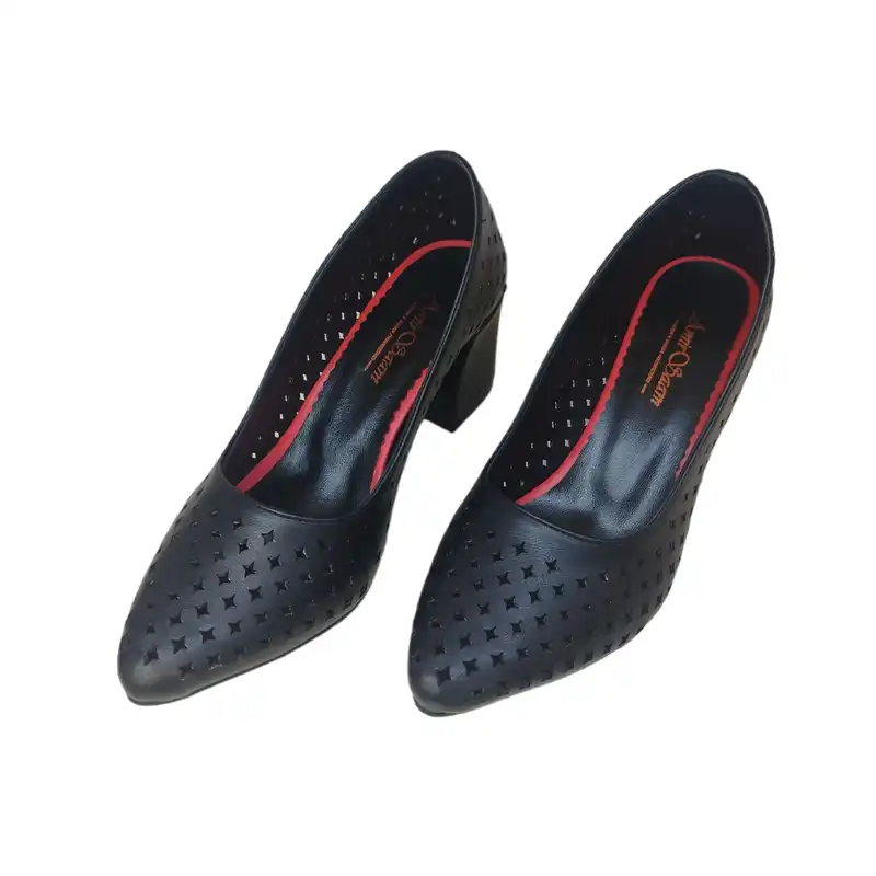 کفش زنانه مدل گــــــیتی لیزر بیاله رنگ مشکی