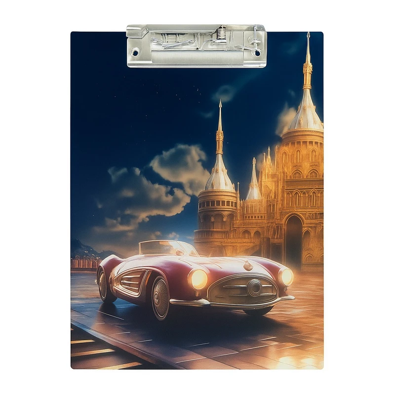 تخته شاسی مدل فانتزی ماشین کلاسیک کد AM-106 سایز A4