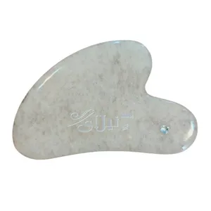 ماساژور دستی صورت پوشانه نیلای مدل گواشا رزکوارتز