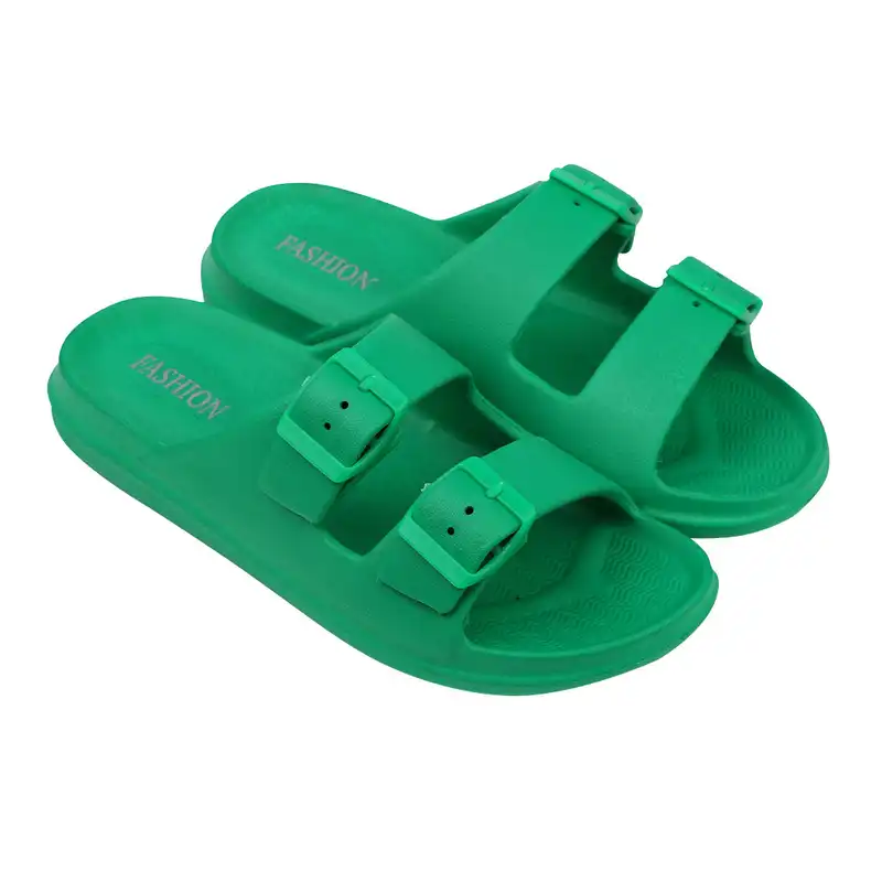 دمپایی زنانه مدل کاسپین طبی رنگ سبز