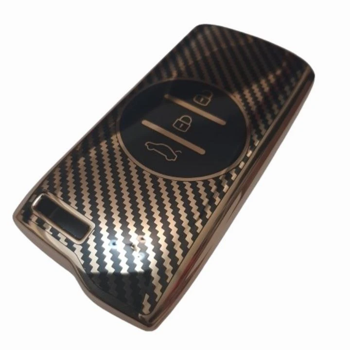 کاور ریموت و سوئیچ خودرو یونیورس اکسسوری مدل UNIVERSE-SHAT-GOLD-X22-X33 مناسب برای ام وی ام X33