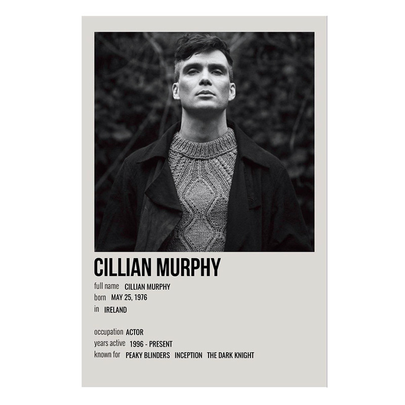 پوستر مدل کیلیان مورفی cillian murphy