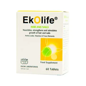 قرص اکولایف رازک بسته 60 عددی