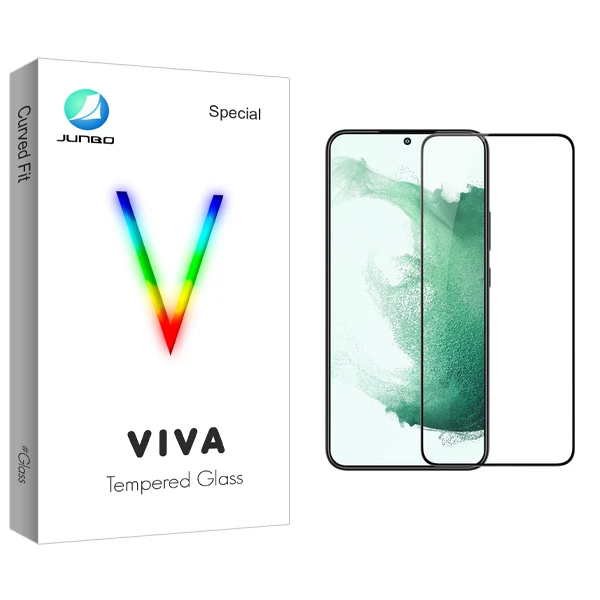 محافظ صفحه نمایش شیشه ای جانبو مدل Viva FLGL مناسب برای گوشی موبایل سامسونگ Galaxy S22