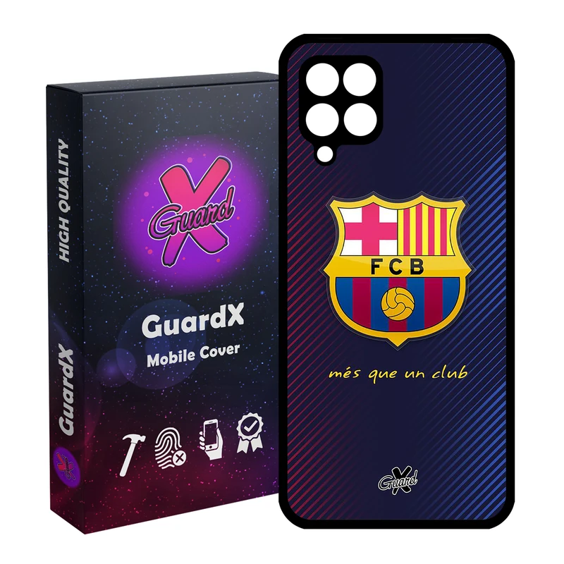 کاور گارد ایکس طرح Barcelona مدل Glass10058 مناسب برای گوشی موبایل سامسونگ Galaxy A22 4G