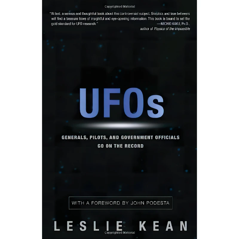 کتاب UFOs اثر Leslie Kean انتشارات Crown Archetype