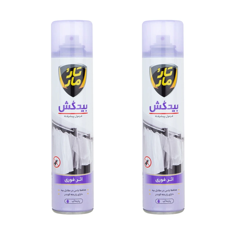  اسپری بیدکش تار و مار مدل پایه آب حجم 300 میلی لیتر مجموعه 2 عددی