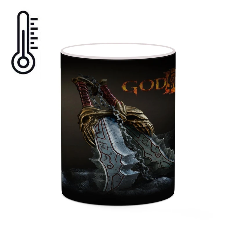 ماگ حرارتی کاکتی طرح گاد آف وار God Of War مدل mgh40983