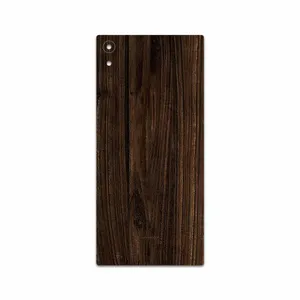 MAHOOT Dark Walnut Wood Cover Sticker for Sony Xperia XA1 Ultra
