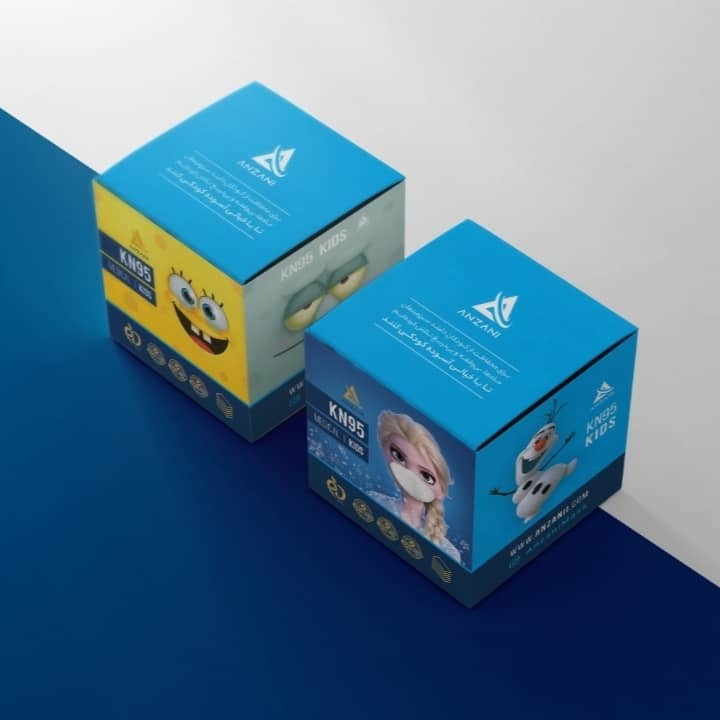 ماسک تنفسی انزانی مدل   BW01 بسته 10 عددی