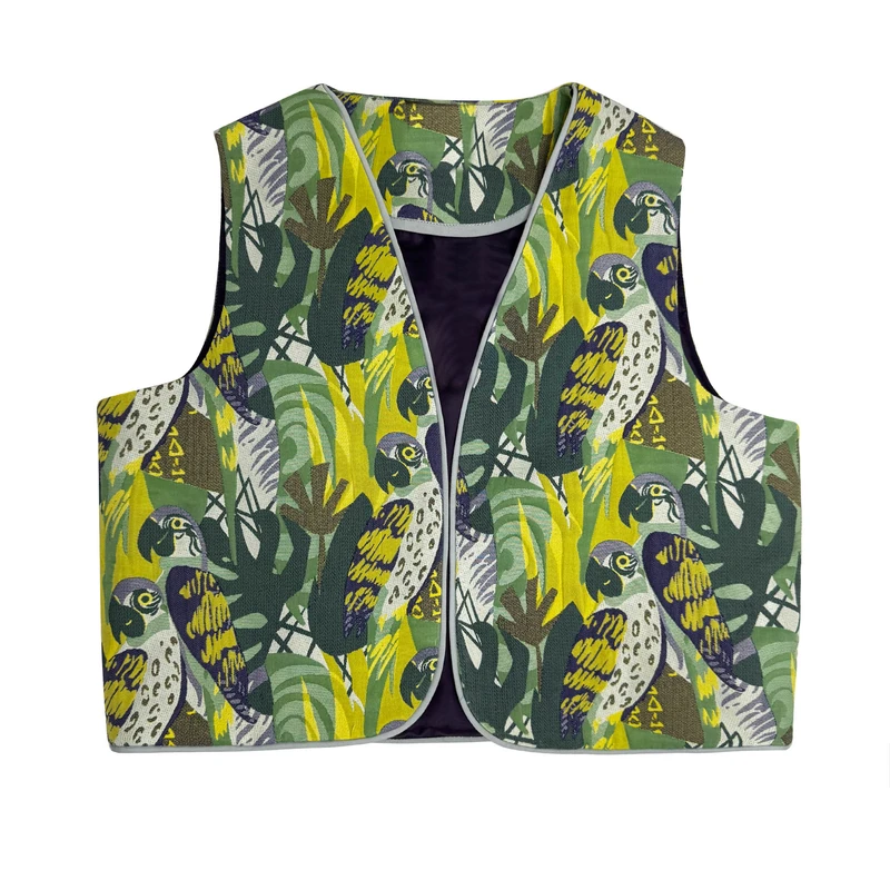 جلیقه رسمی زنانه فائزه منصوریان
 مدل طوطی