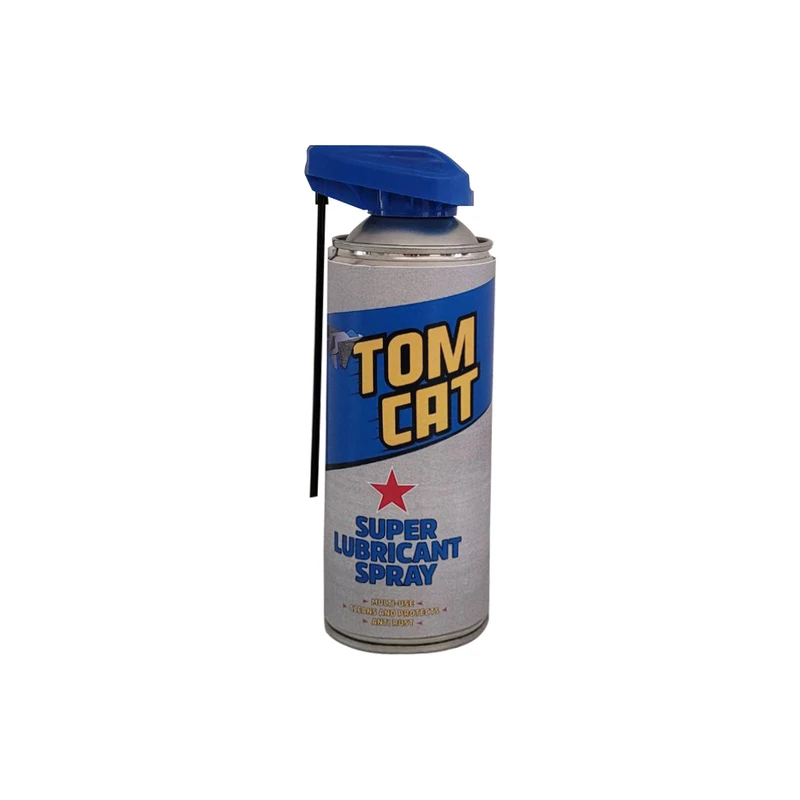 اسپری روان کننده و نفوذ کننده دوپلی کالر مدل TOM CAT حجم 400 میلی لیتر