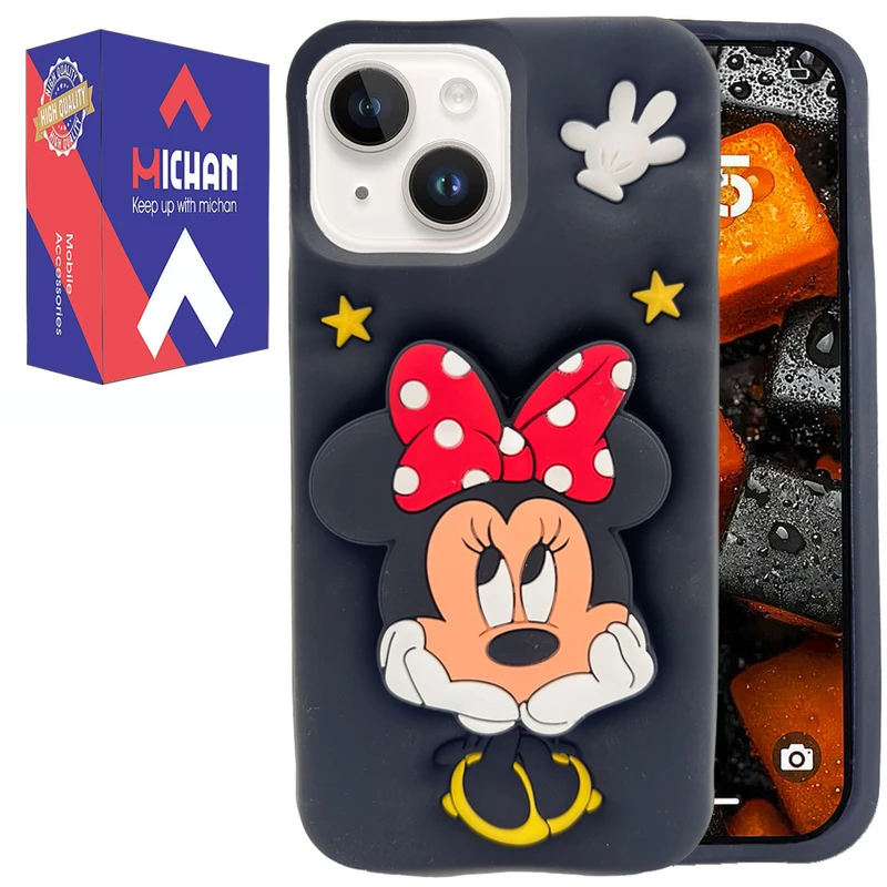 کاور میچان طرح میکی موس مناسب برای گوشی موبایل اپل IPHONE 15