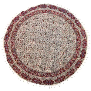 رومیزی قلمکار زابلیان مدل لیلیوم طرح بته جقه کد 150rd