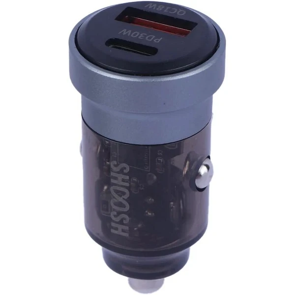 شارژر فندکی 48 وات دو پورت شوش مدل SH-805