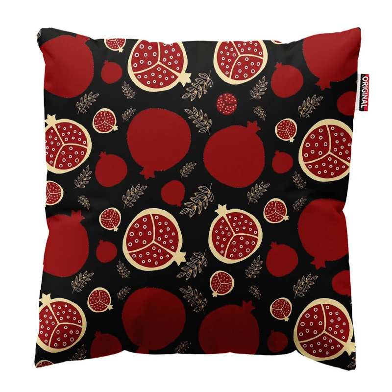  کوسن پاد آفرین طرح انار یلدا کد 4032 سایز 30*30 سانتی متر