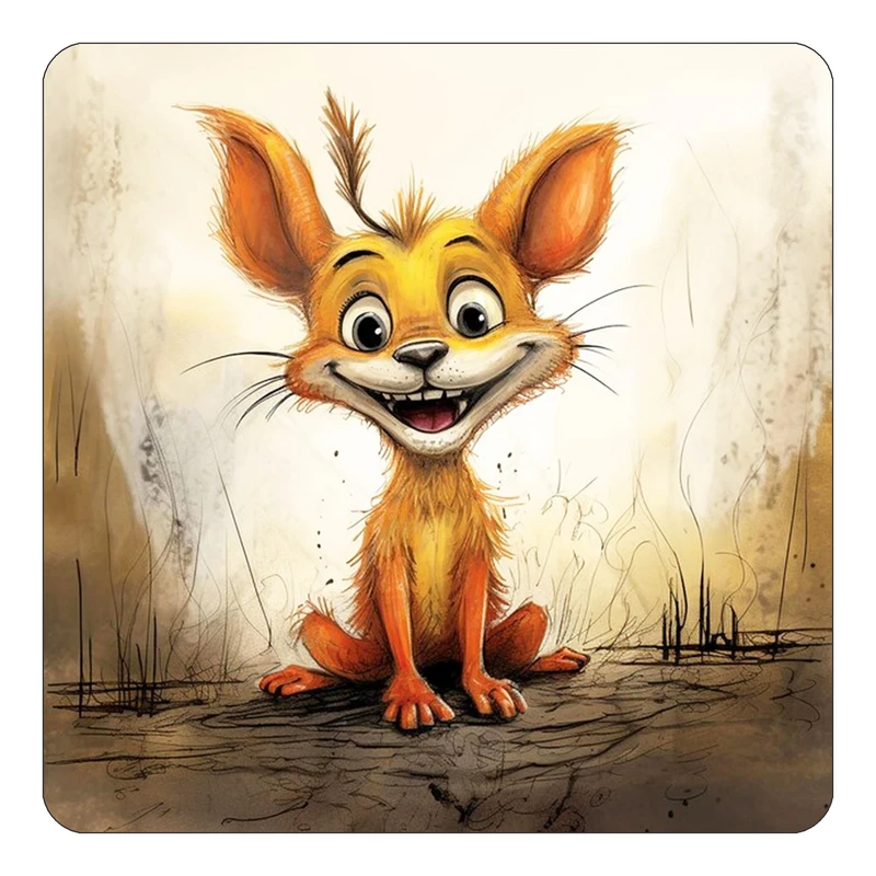 مگنت کاکتی طرح حیوانات کارتونی مدل mp27768