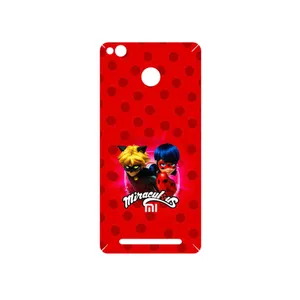 MAHOOT Ladybug and Cat Noir Cover Sticker for Xiaomi Redmi 3 Pro