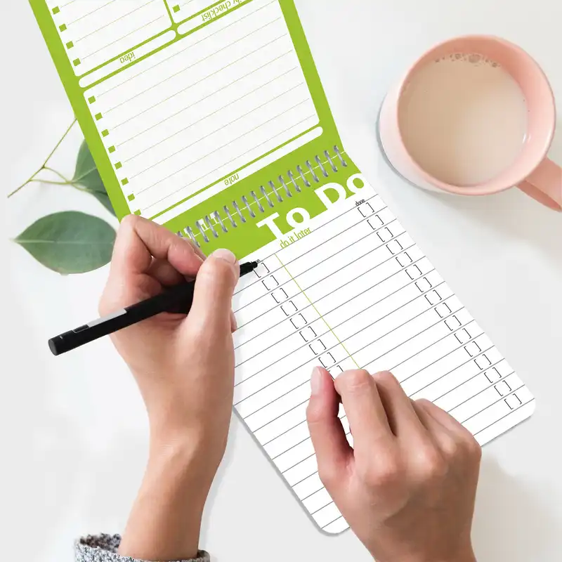 دفترچه یادداشت مستر راد مدل to do list طرح برگ زرین کد fiory 1766