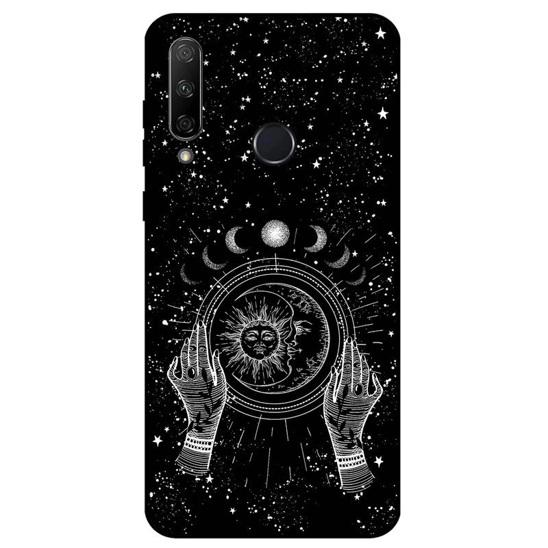 کاور مگافون طرح ماه و خورشید مدل 1892 مناسب برای  گوشی موبایل هوآوی Y6P 2020 