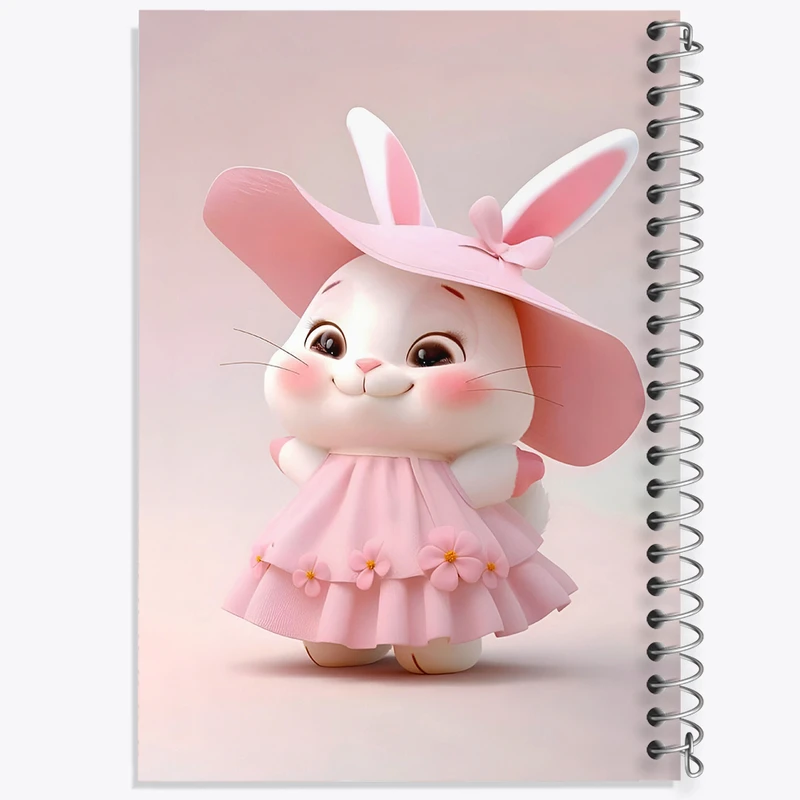 دفتر لیست خرید 50 برگ خندالو طرح خرگوش کیوت کد F5686