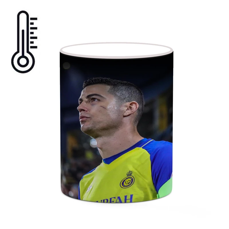 ماگ حرارتی کاکتی طرح Ronaldo رونالدو مدل mgh43070