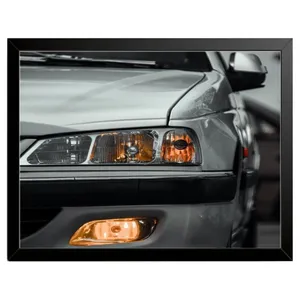 تابلو بکلیت طرح ماشین و خودرو پژو پارس مدل b-po1540 فریم مشکی