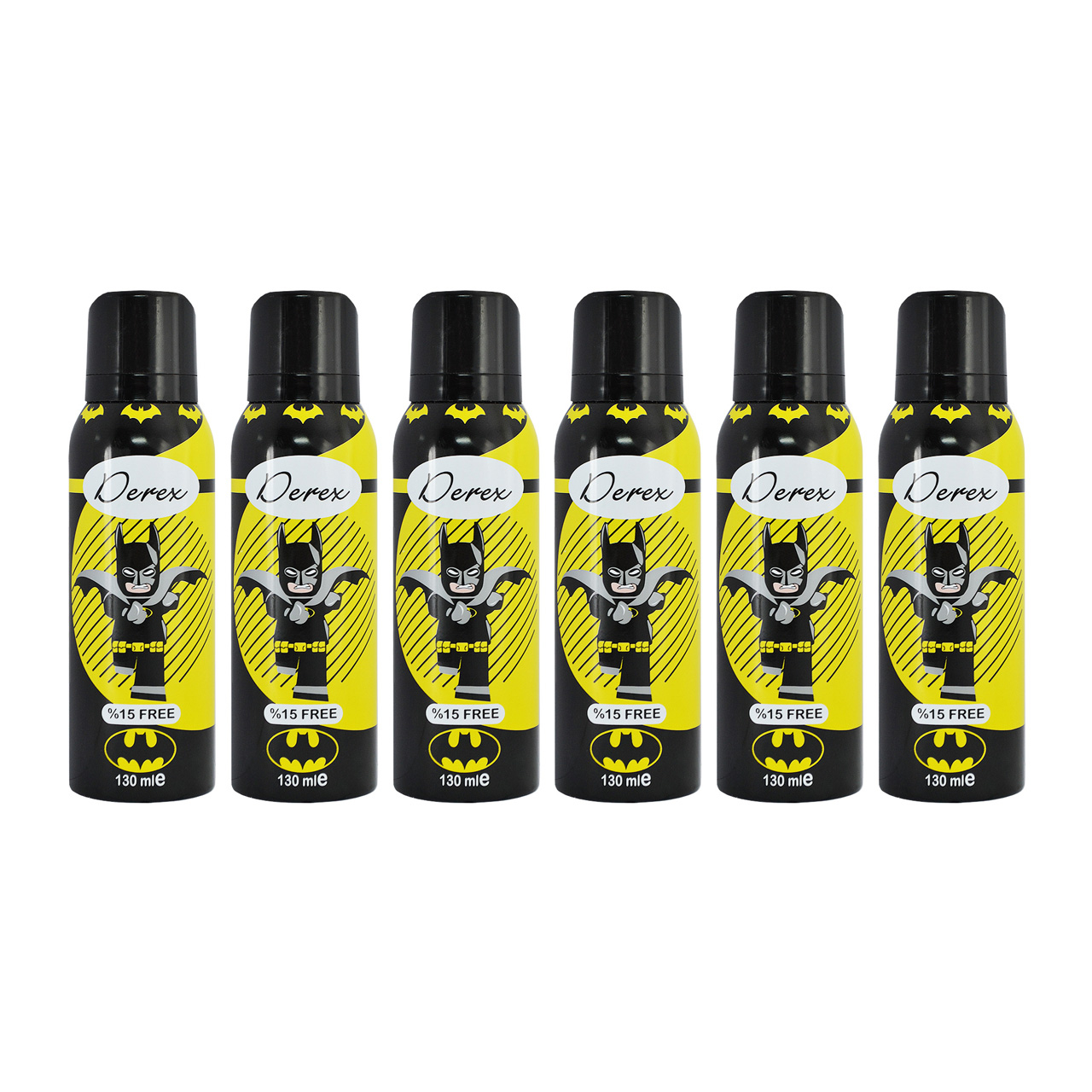 اسپری خوشبو کننده بدن کودک دریکس مدل 5804 حجم 130 میلی لیتر مجموعه ۶ عددی