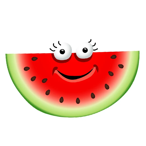 استیکر پارچه و لباس کارانس طرح هندوانه مدل AST-4004