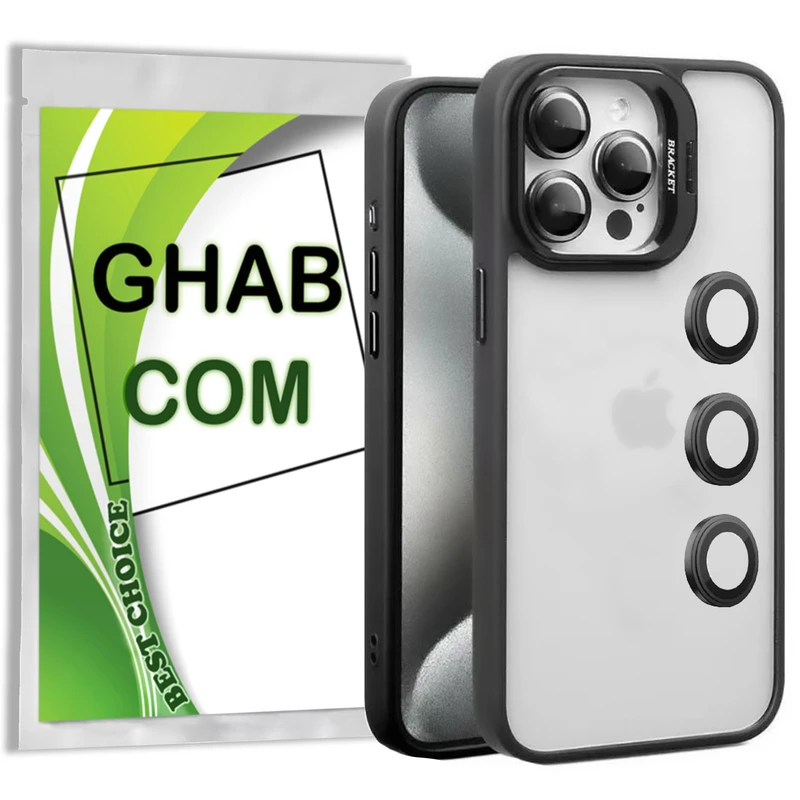 کاور قاب کام مدل BRCTO مناسب برای گوشی موبایل اپل iPhone 14 Pro همراه با محافظ لنز دوربین