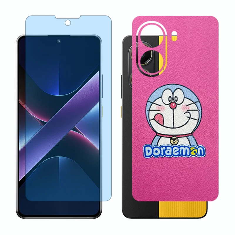 محافظ صفحه نمایش مات آنتی بلو گلس مدل Together مناسب برای گوشی موبایل شیائومی Poco X7 Pro به همراه برچسب پوششی پشت گوشی