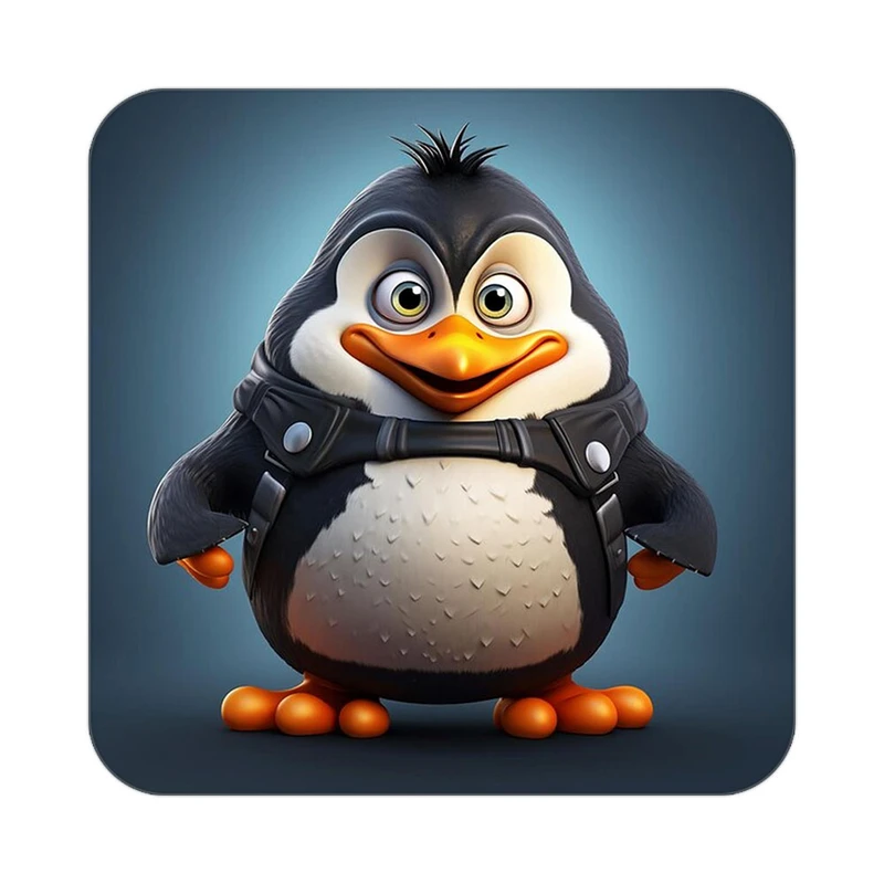 زیر لیوانی کاکتی طرح حیوانات کارتونی مدل mp27602