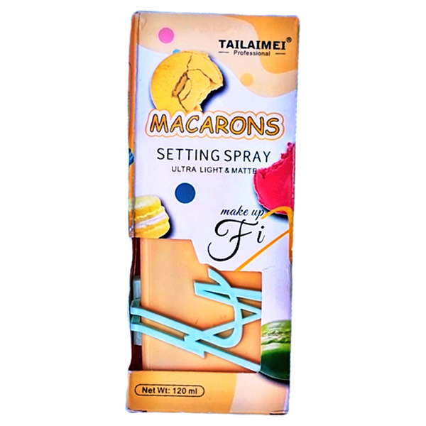 اسپری تثبیت کننده آرایش تایلامی مدل ماکارون حجم 120 میلی لیتر