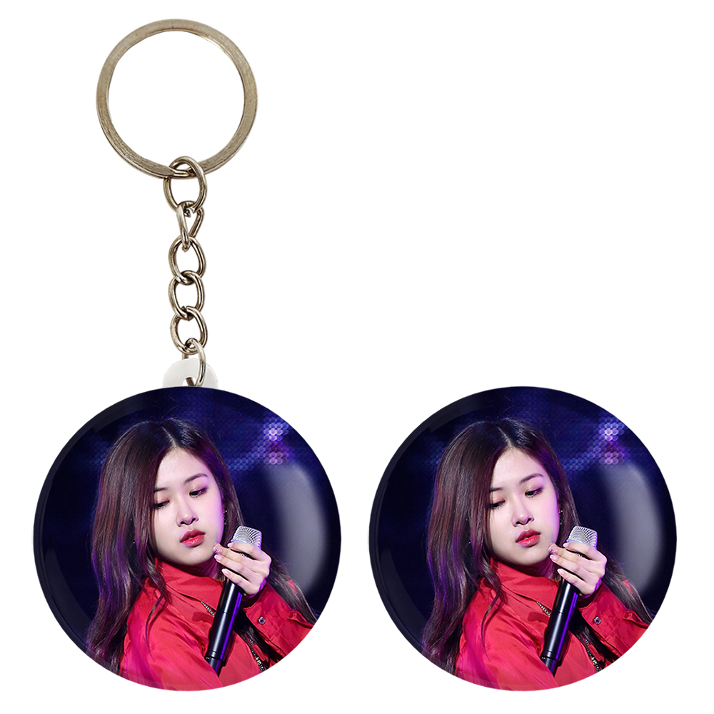 پیکسل خندالو مدل رزی بلک پینک کد 14431 به همراه جاکلیدی