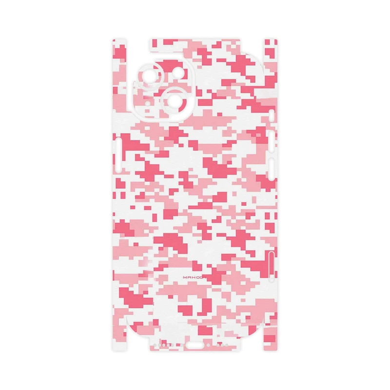 برچسب پوششی ماهوت مدل Army_Pink_Pixel-FullSkin مناسب برای گوشی موبایل اپل iPhone 15