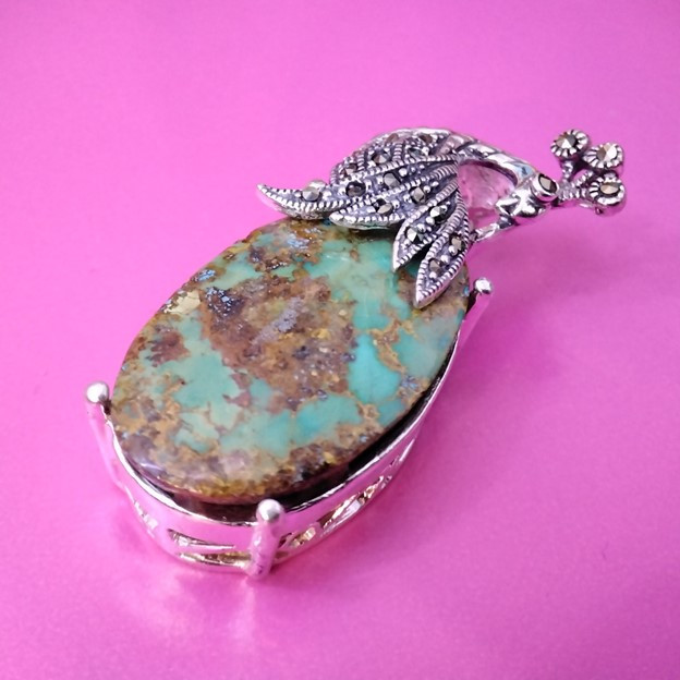 آویز گردنبند نقره زنانه مدل glsr-1516