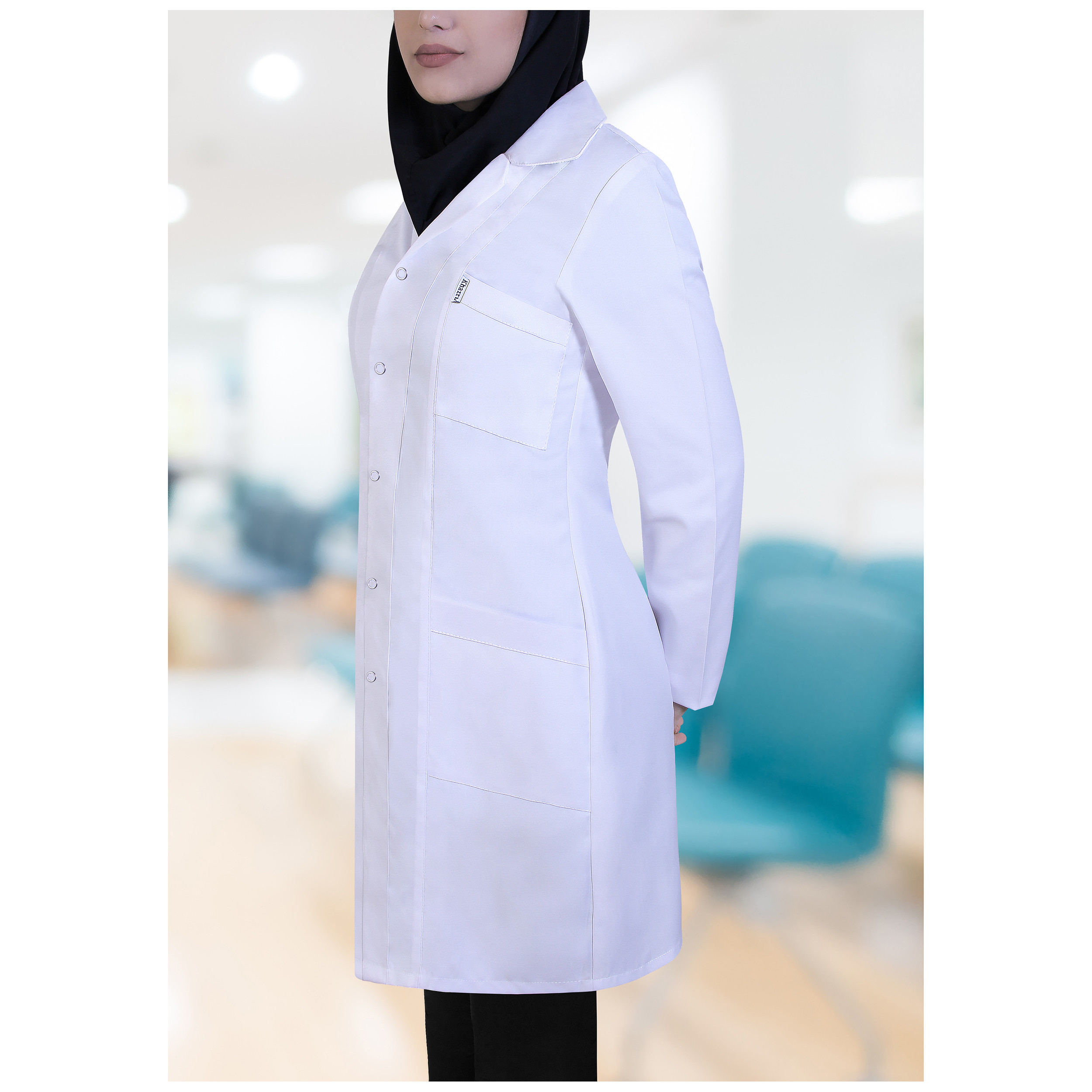 روپوش پزشکی زنانه جاما مدل بهار کد 31600