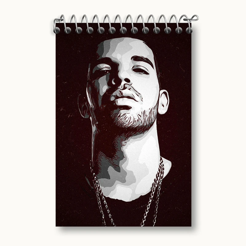 دفتر یادداشت 50 برگ خندالو مدل دریک (drake) کد F1793