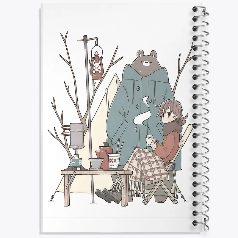 دفتر شطرنجی 50 برگ خندالو طرح دخترانه کد N3441