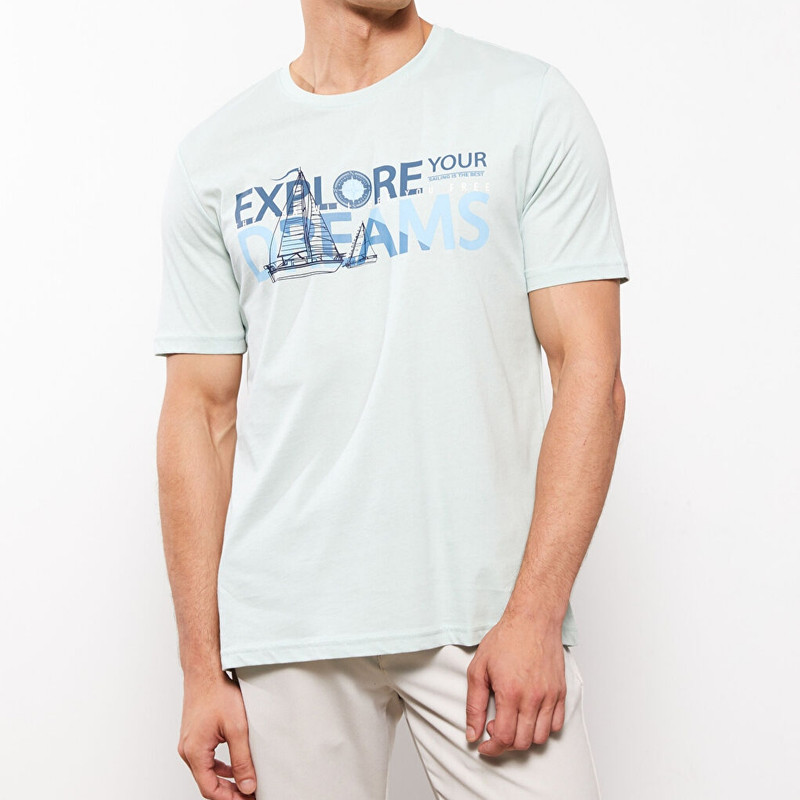 تی شرت آستین کوتاه مردانه ال سی وایکیکی مدل سوپر پنبه آنتی باکتریال