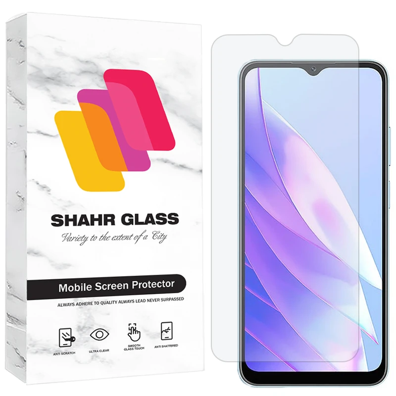 محافظ صفحه نمایش شهر گلس مدل SIM30 مناسب برای گوشی موبایل شیائومی Redmi 9 / Redmi 9A / Redmi 9C / Redmi 9 Activ / Redmi 10A / بلک ویو Black View A52 Pro