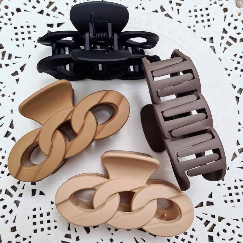 کلیپس مو زنانه مدل بافت زنجیری کد brg 440