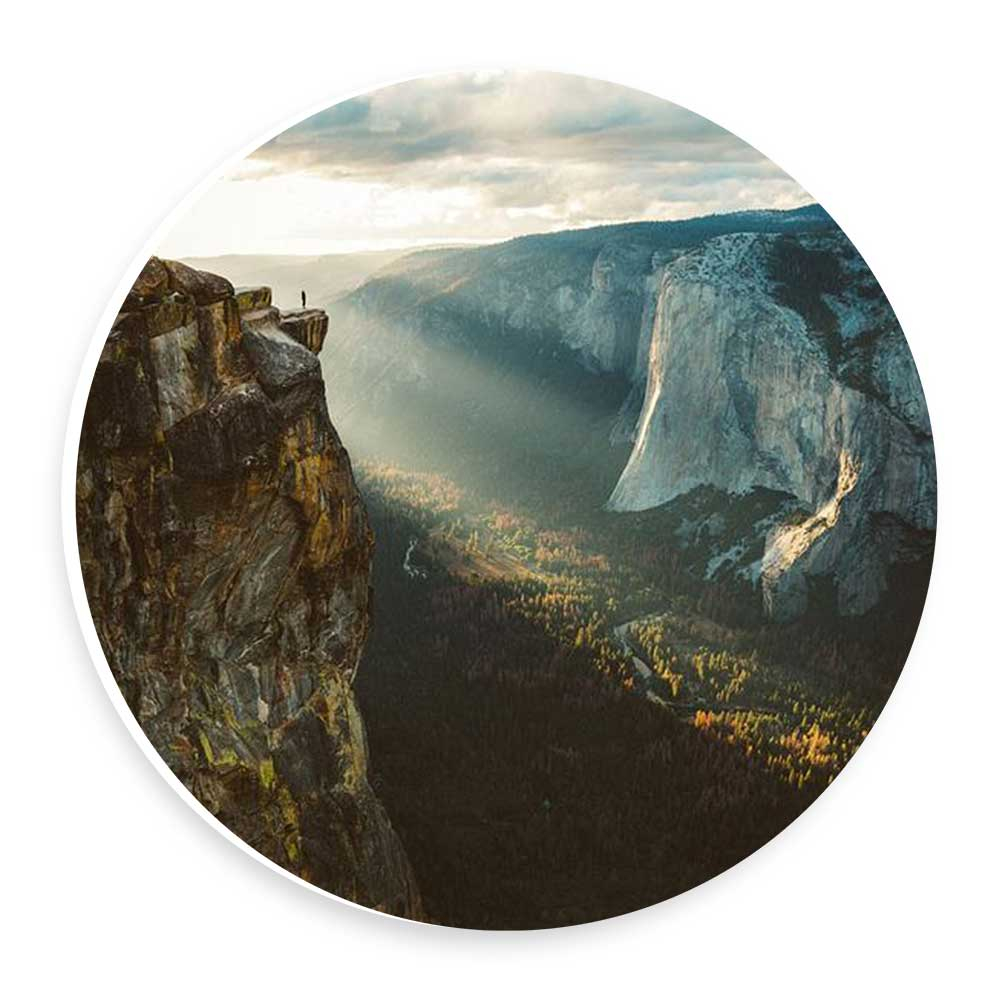  دیوارکوب طرح انسان ومنظره کوهستانی مدل wtb600